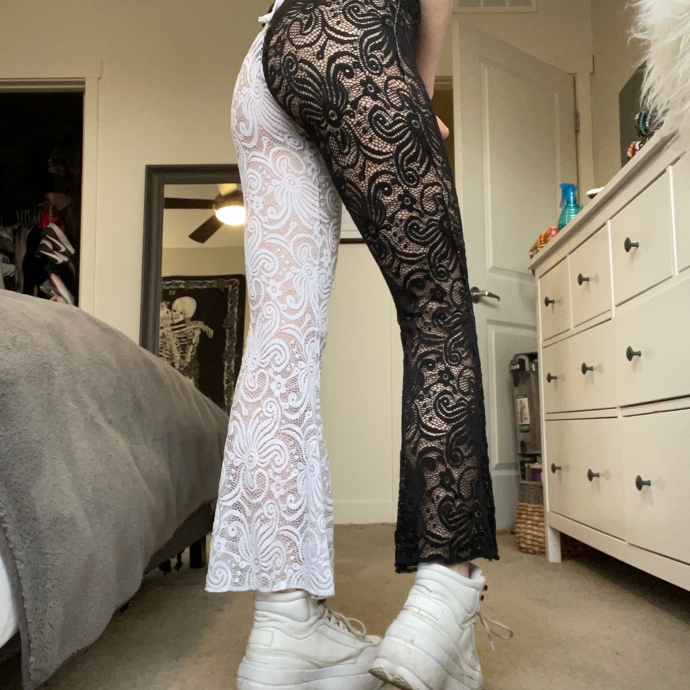 Rolita Couture split lace pants